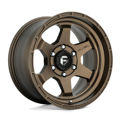 Fuel 1PC D666 SHOK 17X9 5x127 -12 71.50 MATTE BRONZE Wheel/Rim