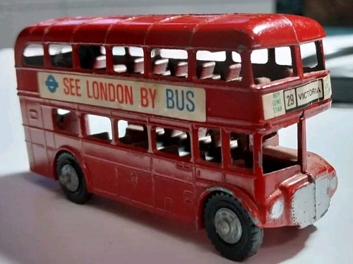 England Double Decker Bus - See London By Bus - Red Diecast - 1970's - Picture 2 of 7