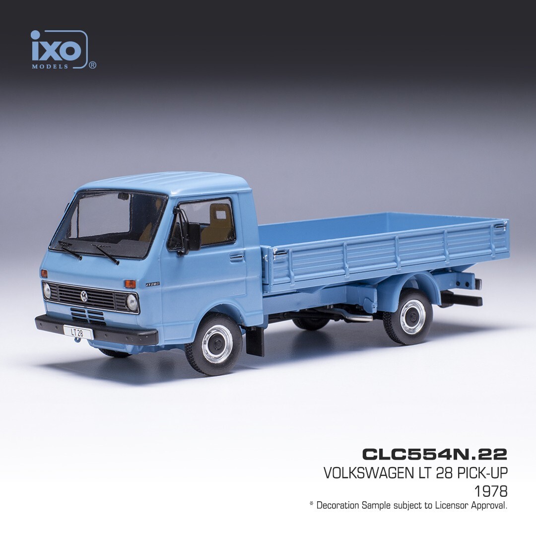 IXO MODELS VW LT 28 PICK UP BLUE 1978 1-43 SCALE CLC554N