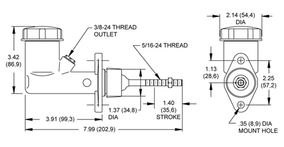 FRENO DE EMBRAGUE MASTER CILINDRO VOLVO P1800 AMAZON 120 122S - ¡NUEVO VER ANUNCIO COMPLETO! Foto 2 de 4