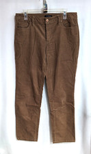 Lands' End Women's Brown Fit 1 Corduroy Ankle Pants - Size 8 - NWOT