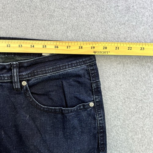 David Buffalo Jeans Mens 38X30 Jackson-x Blue Straight Stretch Denim Dark Wash - Picture 4 of 18
