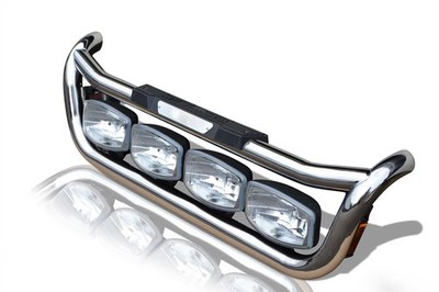 Grill Stange C + Stufe Pad + Bernstein Seite LED für Volvo FH4 2013 - 2021