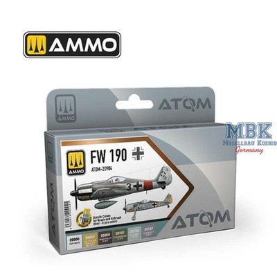 Ammo of MIG ATOM20904 ATOM FW 190 Colors Set