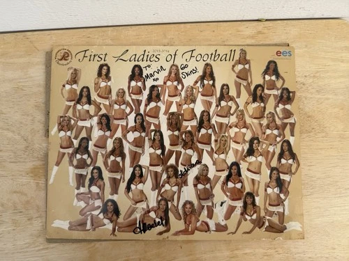 Washington Redskins Cheerleader Autographed Photo 2013-2014 RARE First Ladies