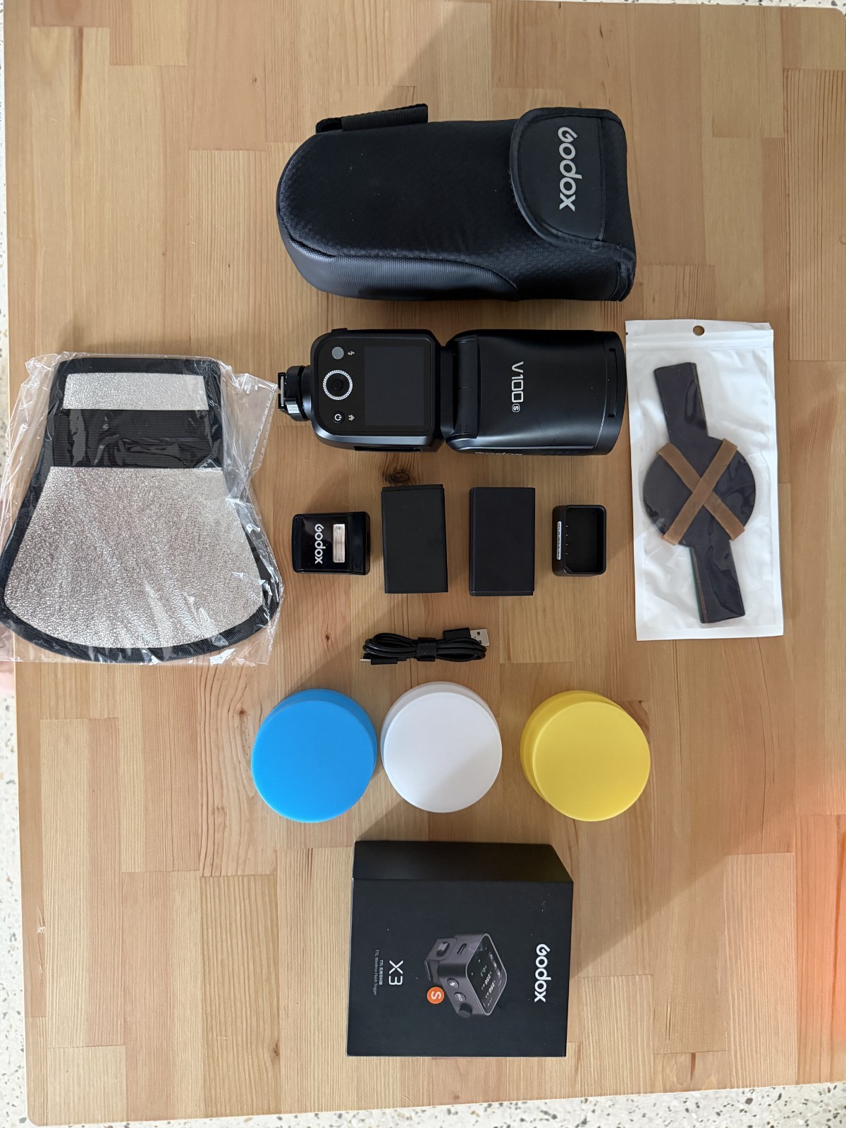 Trigger Sony Godox V100 S Flash for Sony + X3 S Trigger NEW Bundle TTL HSS Speedlite ...