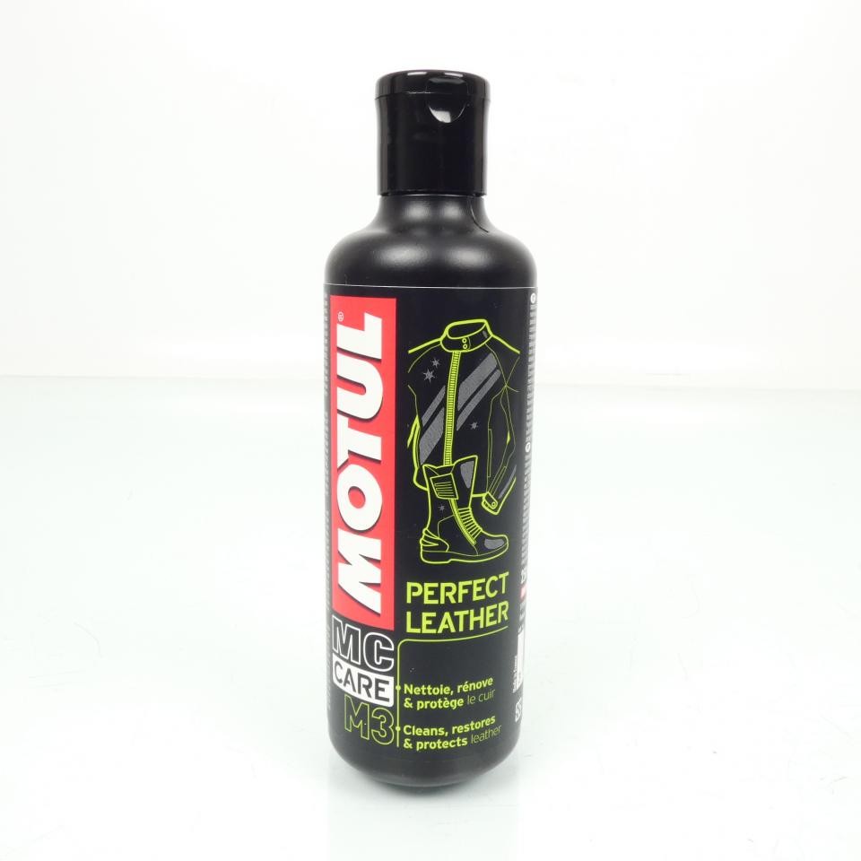 Soin du cuir Motul M3 Perfect Leather crème entretien blouson selle moto