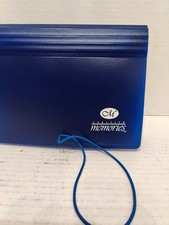 Creative Memories Brand Retired Blue Accordion Photo Files Folder Scrapbooking