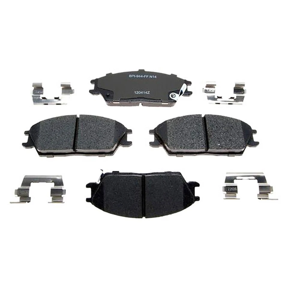 Kit de pastillas de freno y zapatas de freno delanteras traseras metálicas para Hyundai Excel 1990 Foto 3 de 4