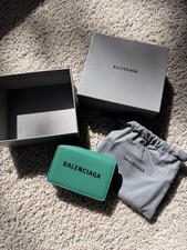 Balenciaga New Green Wallet with Box