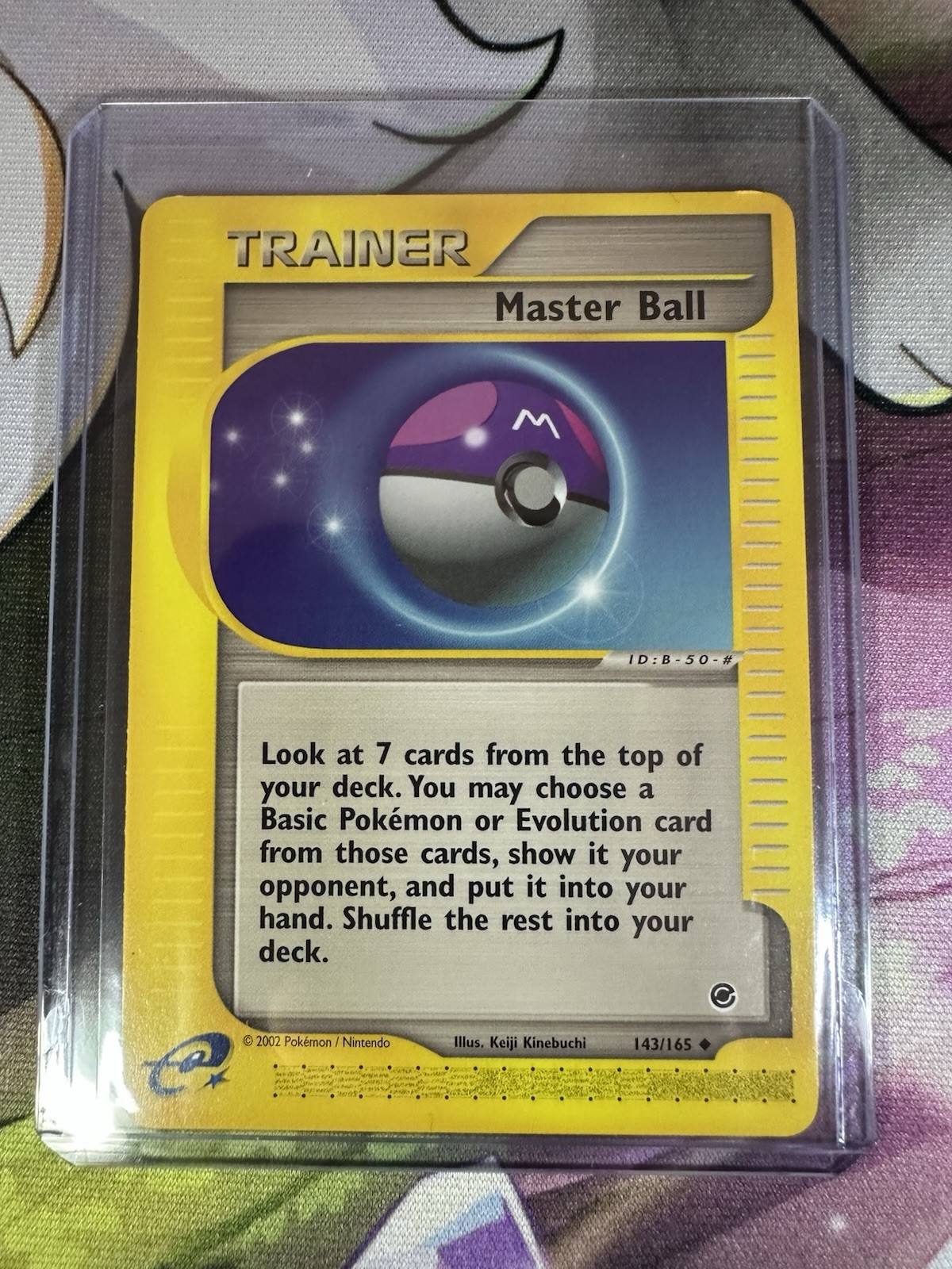Pokémon TCG Expedition Base Set Master Ball Trainer 143/165 Never Played