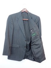 Lauren Ralph Lauren Men s 40R Gray/Blue Houndstooth Wool 2-Button Sport Coat
