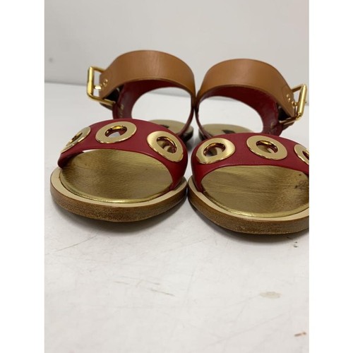 Louis Vuitton Women's Mules Sandals Flat Leather Multicolor EU 34.5 111639K Auth - Picture 6 of 7
