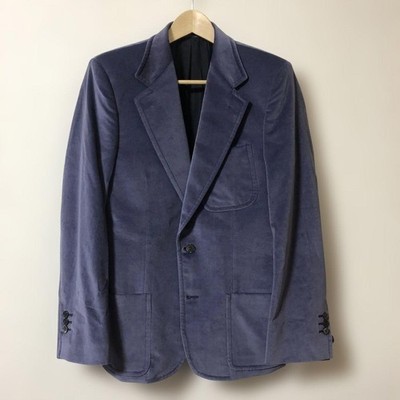 Yves Saint Laurent Rive Gauche Purple Velvet Blazer Tom Ford Era M Condition