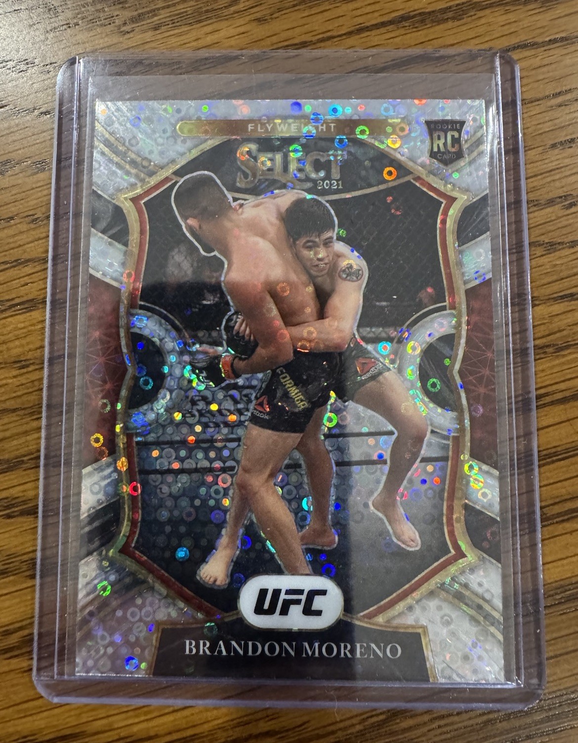 2021 Panini Select UFC - Concourse BRANDON MORENO #96 DISCO PRIZM ROOKIE (RC) SP