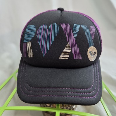 ROXY Foam Mesh Trucker Baseball Hat Cap Surf Beach Snowboard Active Women Girls