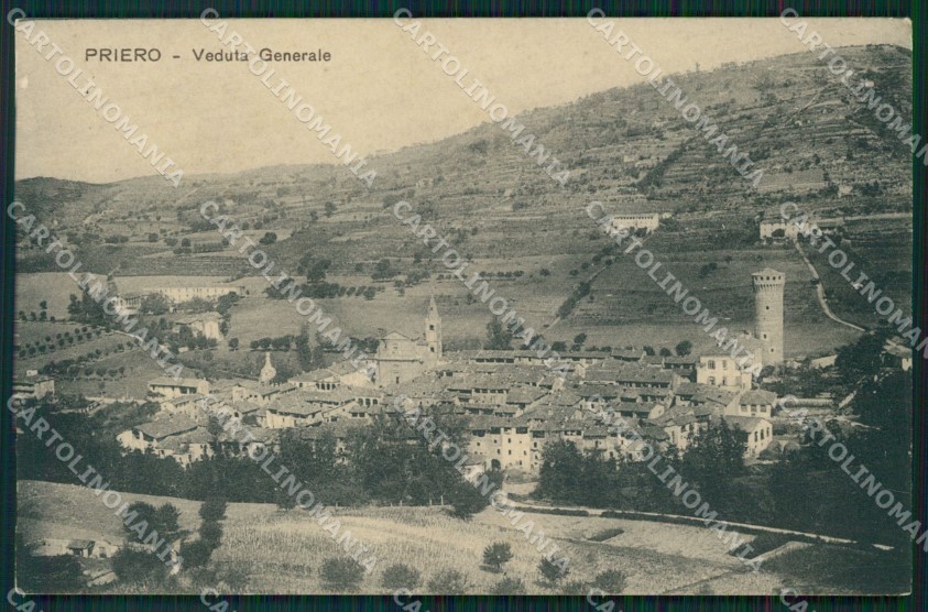 Cuneo Priero cartolina MT6470