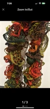 Handcrafted Starbella Multicolored Ruffled Fashion Scarf, 100% Acrylic, 57" Long