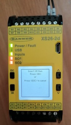 Sicherheitskontroller von Banner Engineering, Modell XS26-2D