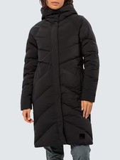 NEW Jack Wolfskin Women's Marienplatz Zip Casual Padded Coat - Black - Small