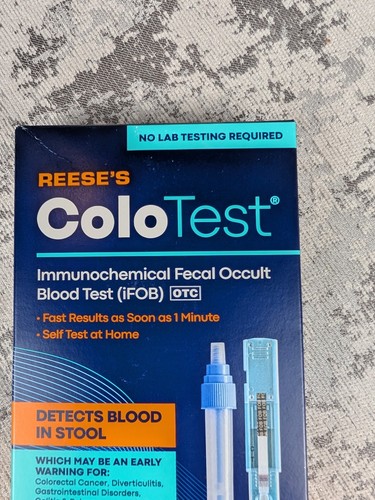 Reese's ColoTest Self At Home Testing 1 Minute Colon Cancer Screening exp 11/25 - Picture 3 of 11