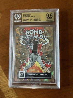 2022 Panini Donruss Bomb Squad Fernando Tatís Jr. #BS5 /999 BGS 9.5 Padres