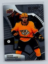 2021-22 Upper Deck Allure #136 David Farrance RC Nashville Predators