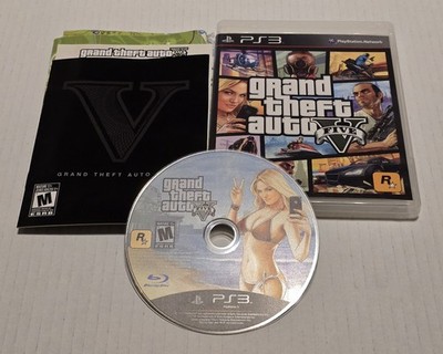 Grand Theft Auto V (GTA 5 PS3) Complete with Manual And Map