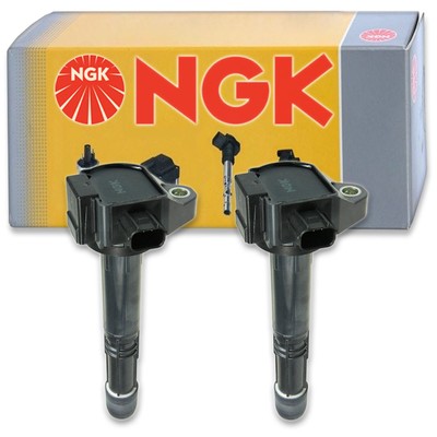 2 pc NGK 48893 U5277 Ignition Coils for UF712 UF-712 IC816 E1212 673-2315 zo