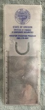 Vintage Ruler & Magnifying State Of Oregon