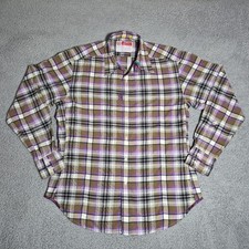 Robert Graham The Freshly Laundered Shirt Men s Size Large Plaid Button Up