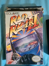 Nintendo NES Star Trek The Next Generation box, manual & Rad Racer 2 box