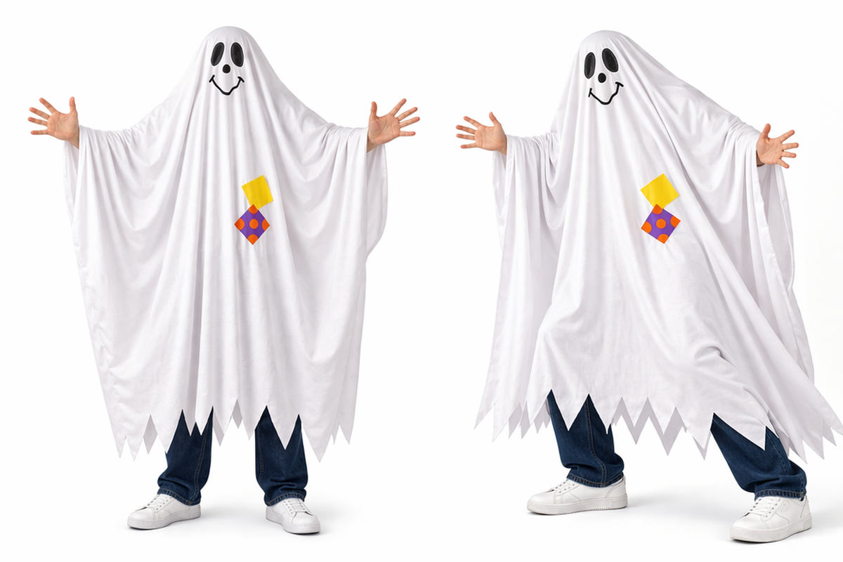 Adults Classic Style Bed Sheet Friendly Ghost Halloween Fancy Dress Costume  | eBay
