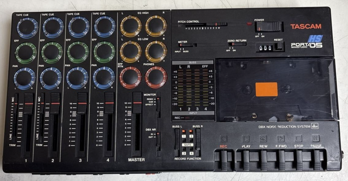 Tascam Porta 05 Ministudio Multitrack Cassette Recorder 4-track 4 