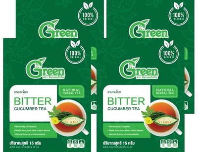 Bitter Cucumber Tea 60 Tea Bags Thai Herbal Carilla fruit Tea Dr Green