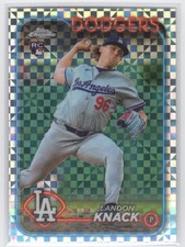 #USC176 2024 Topps Chrome X-FRACTOR Landon Knack RC Los Angeles Dodgers