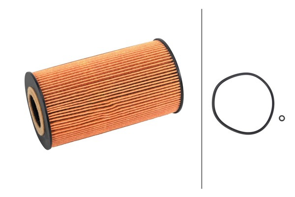 Hella ÖLfilter 8ZO 366 102-651 Filtereinsatz FüR Mercedes Klasse W220 V220 W463-image