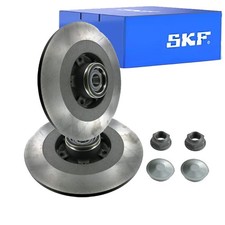 2X SKF BREMSSCHEIBEN 300mm VOLL HINTEN PASSEND FÜR RENAULT LAGUNA MIT