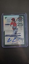 2025 Panini Prospect Edition #121 Conor Essenburg - Green Prizm Auto