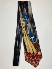 Lianetti Mens Formal Necktie 62"Lx3.75"W Multicolor Neck Tie