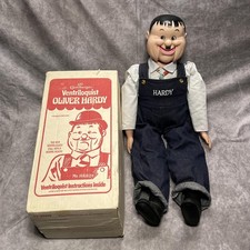 Goldberger Oliver Hardy Ventriloquist Doll With Original Box Made In USA Read