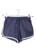 ZARA Pantaloncino sport Donna Pantalone corto Taglia IT 40 blu stile casual