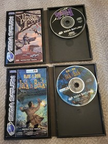 SEGA SATURN 10 Game Bundle mighty hits, alone in the dark, panzer dragoon More!