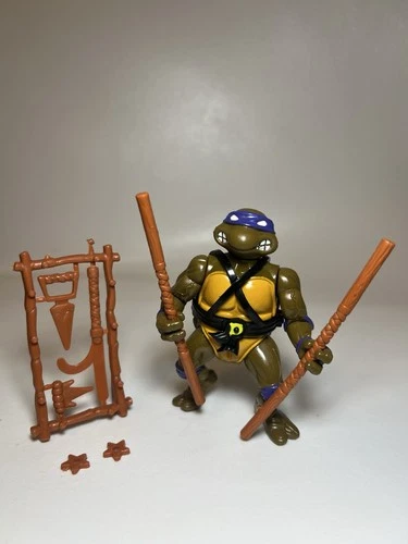 Vintage Teenage Mutant Ninja Turtles Donatello Complete 1988 Playmates Nice!