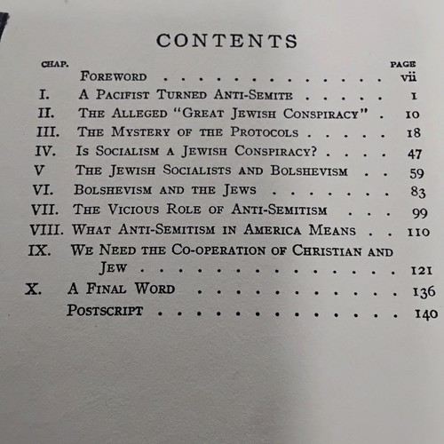 The Jew & American Ideals - John Spargo - 1921 1st ed - Judaism Marxism America - Picture 15 of 15