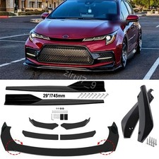 For Toyota Corolla Se Le Front Bumper Lip Splitter Side Skirt Rear Diffuser