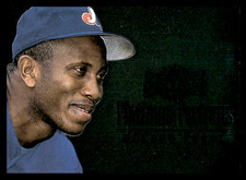 1996 Metal Universe Carlos Perez #8 Montreal Expos Platinum Portraits