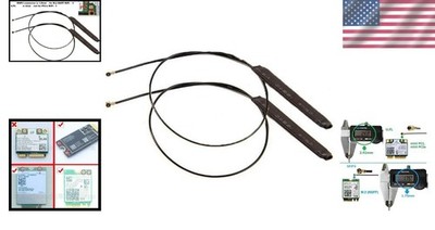 Compact Dual Band Wi-Fi Antenna for Intel WiFi Cards: M.2 Wireless Solution