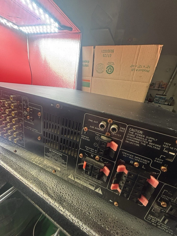 Pioneer Audio Video Stereo Receiver System VSX-D704S; Works Great  - Image 3 of 4
