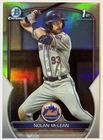 2023 Bowman Draft Chrome Prospects 1st Refractor Nolan McLean #BDC-96 Mets